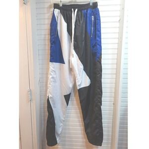 Laced Up by SneakGallery Track Pants Mens XL Lined Colorblock Purple Black White